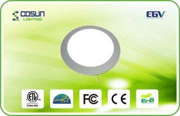 8w 595lm Led Flat Panel Lights / Ultra Thin 4 Inch Led Downlight For Hospital , 3500k - 6500k
