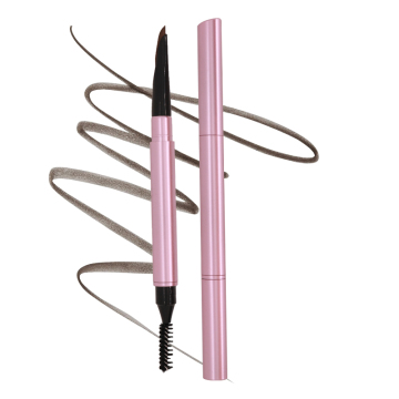 Wholesale Ultra Fine Rose Gold Eyebrow Pencil with Brush