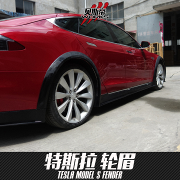 14-16 Model S Revozport Style Fiber Glass Fender Flare For Tesla