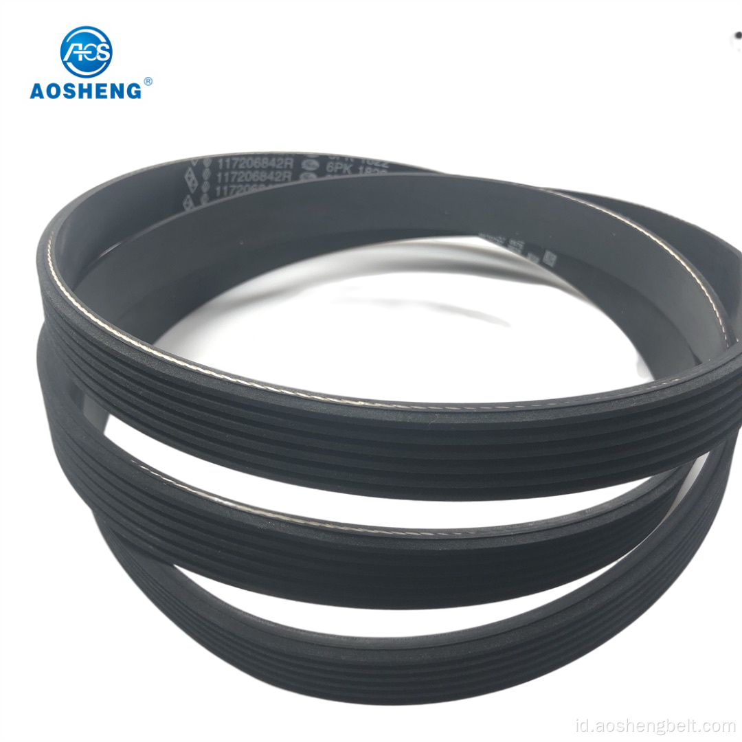 Ribbed V Belt Rubber Fan Belt untuk Mobil