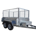 Axle Hot Dip Galvanized Cage Box Car Trailer