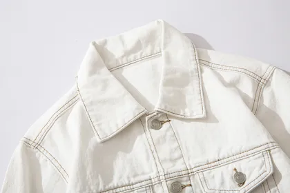 Characteristic Gradient Denim Jacket Factory Wholesale