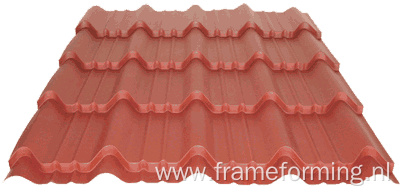 Color-Glazed Roof Tiles Roll Forming Machine