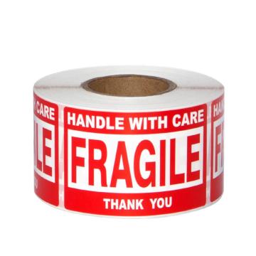 fragile shipping label handling sticker