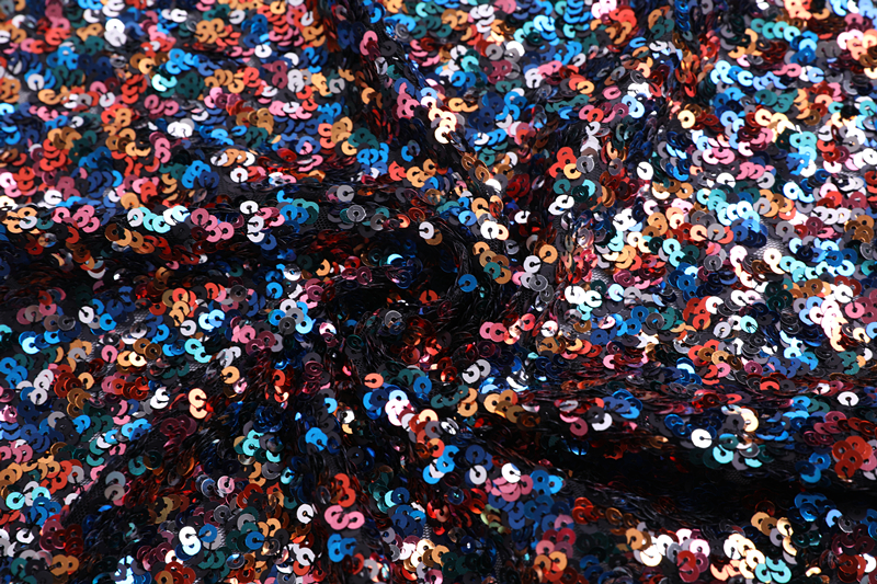 5mm Sequin Embroidery Fabric