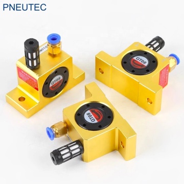 Adjustable Low Noise SMC Bearing GT Series Pneumatic Gear Turbine Vibrator for Powder Industry