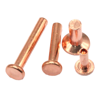 Customized Semi-Hollow Stainless Steel and Brass Copper Rivets