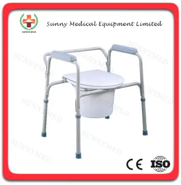 SY-R097 Hospital patient/elderly Steel coated Commode Chair for sale