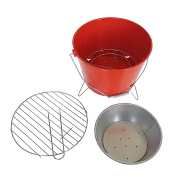 10 Inch Portable Charcoal Bucket BBQ