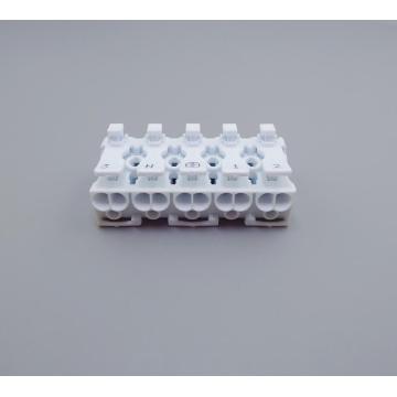 5 Poles Multipolar Wire Connector With Release Button