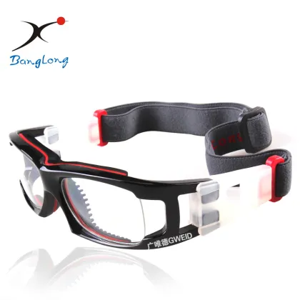 2016 OEM basketball dribbling glasses resistance PC frame sport volleyball glasses myopia eye safety basketball glasses