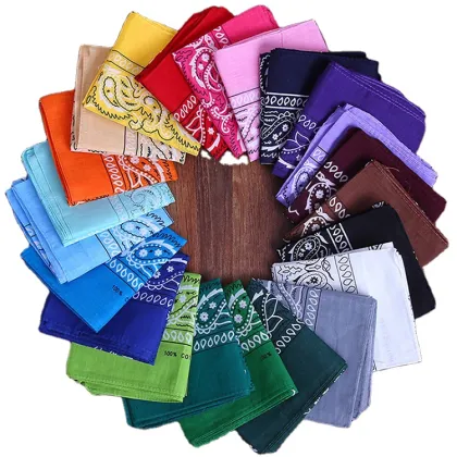 Printed Paisley Multifunctional Sports Neckerchief Headscarf Bandana