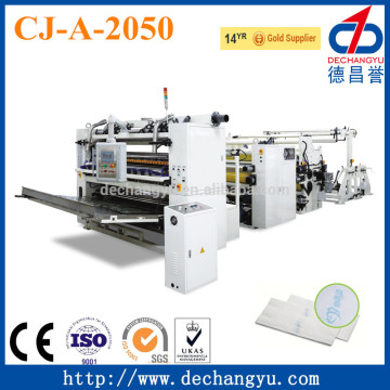 CJ190-A-2050 V fold kitchen towel/hand paper towel making machine