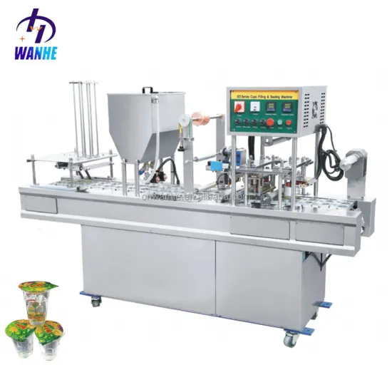 WANHE Mechanical Water Cup Filling and Sealing Machine for Beverages