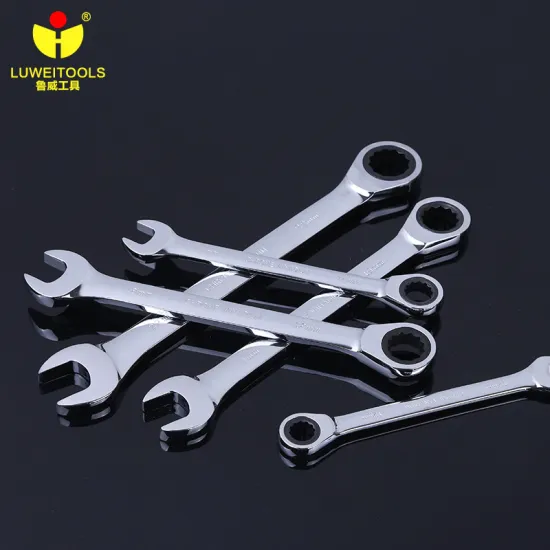 LUWEI 6mm-32mm Ratchet Spanner Combination Head Wrench Flexible Ratchet Combination Adjustable Hand Tools for Car Ratchet Wrench