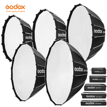 GODOX Quick Release Parabolic SoftBox Set con griglia a nido d'ape per il flash fotografico