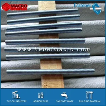 for ceiling electro galvanized zinc M8 low carbon steel threaded bar