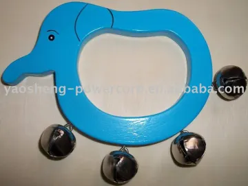 Wooden hand bell