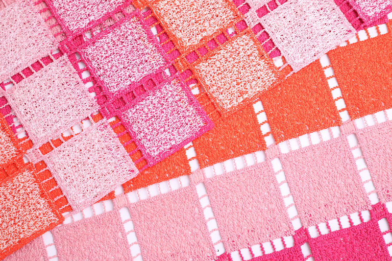 Square Chemical Lace Fabric