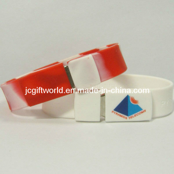 Promotional USB Silicone Bracelet/Wristband
