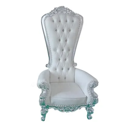 Golden Luxury King and Queen Throne Sofa Chair for Wedding