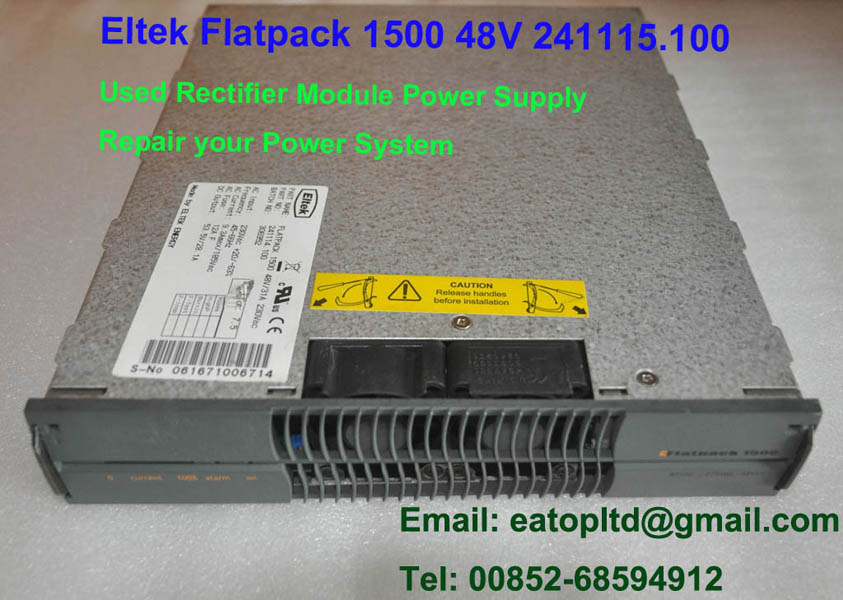 Eltek Flatpack 1500w 48v/31a 241114.100 Rectifier Module Power