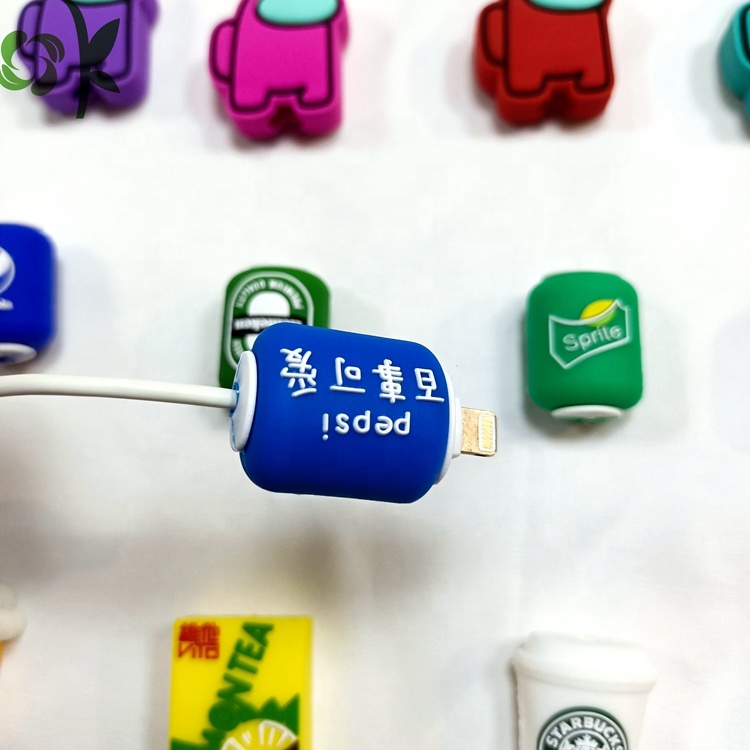 Cute Data Cable Protective Cover Cartoon Silicone Wire