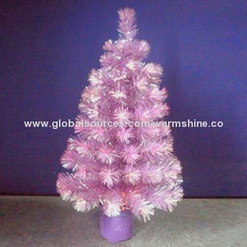 Fiber-optic Christmas Tree with Color Changing AC110-240V Adapter, OEM and ODM Orders Welcomed