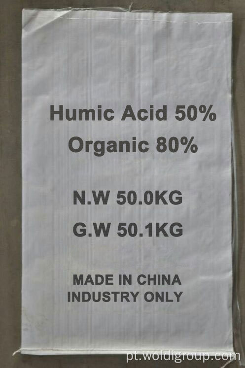 ácido húmico em pó de 50%-70%