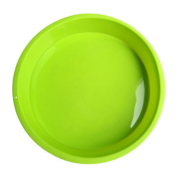 Silicone round cake plate