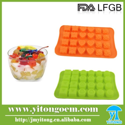 Cheap price 100% food grade silicone custom ice cube tray