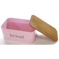 Modern Bread Box with Bamboo Cutting Board