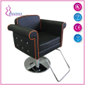 Chaise de coiffure avec base en acier inoxydable