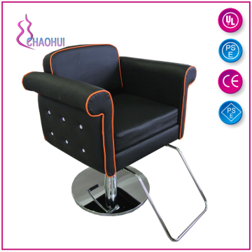 Barber Chair with Stainless Steel Base