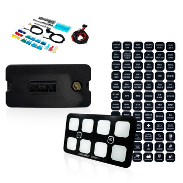 Gang Memory&Strobe Memory IP68 Mechanical Press Button With Intelligent Digital Safety Device Fit Your Car Lighting Accessories