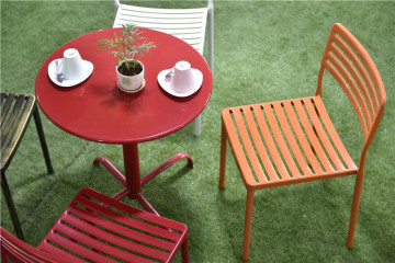 Outdoor Colorful Metal Garden Chairs
