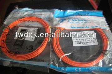 LC-LC multimode fiber optic patch cord