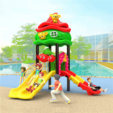 Affordable Wholesale Multifunctional Outdoor Play Area: The Ultimate Kids' Plastic Slide Set for Daycare and Home