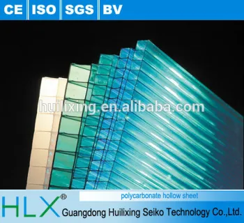 solid hollow sheet make in China for building material , green house
