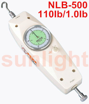 Analog Force Meter Push and Pull Force Gauge 500N/110LB NLB-500