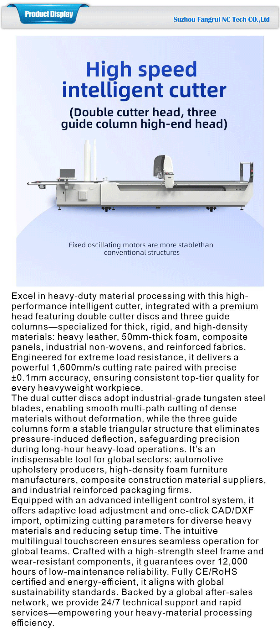High-speed Cutting Machine -xiangqing1-FR035