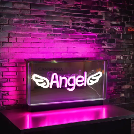 USB-Powered 3D Pink Bar Sign: Neon Light Up Sign for Party and Wall Decor