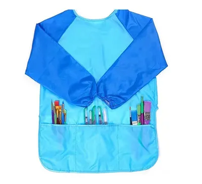 Hot Sales: Waterproof Long Sleeve Kids Smock - Reusable and Washable Art Smock for Children