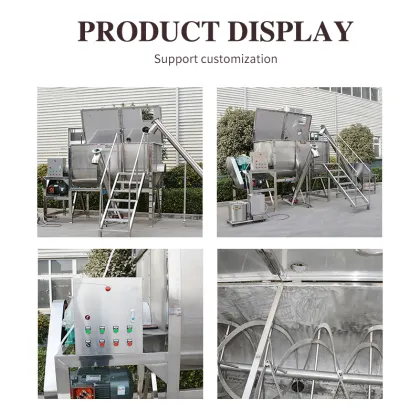 Portable 500Kg Helical Ribbon Spice Stainless Steel Electric Cake Flour Mixing Machine