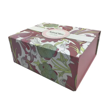 Handmade foldable paper garment packaging box