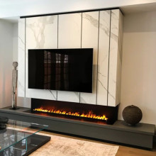 1.2m 64Color RGBW 3D Water Wap Atomizing Fireplace