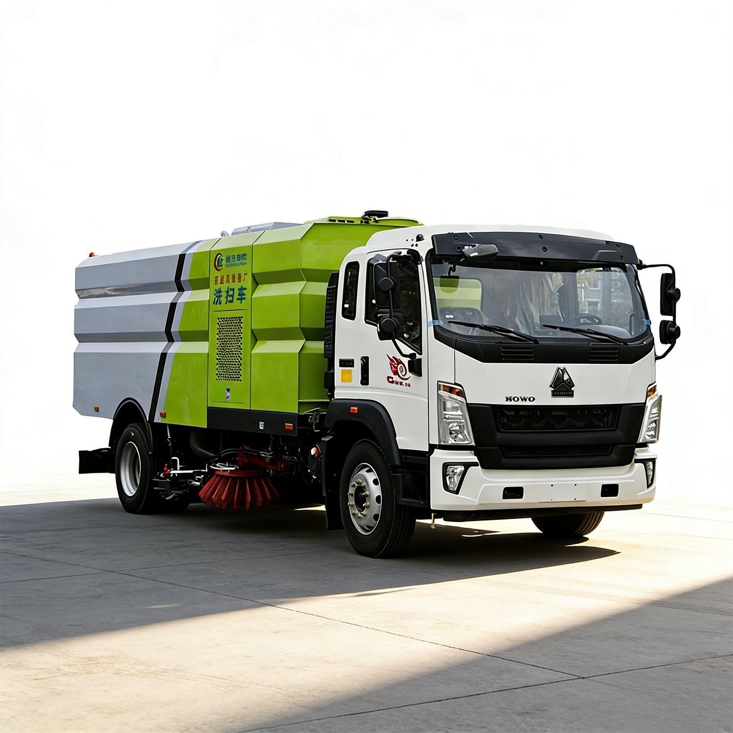 truck mounted vacuum road sweeper