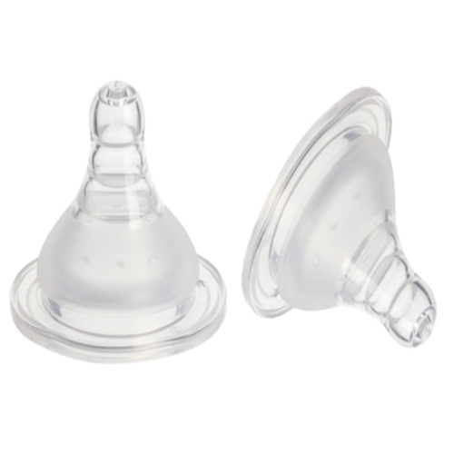 Safety Silicone Feeding Nipple Wide M