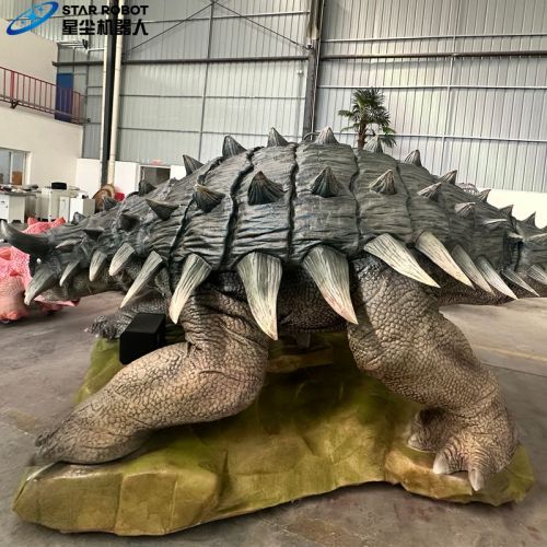 Animatronik Dinosaurus Realistis 5m Ankylosaurus