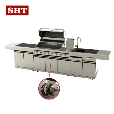 Wholesale Price Apart BBQ-Grill Kitchen Cabinet Outdoor Backyard Grill